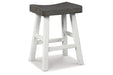 Glosco Brown Gray/Antique White Counter Height Barstool, Set of 2 - D548-424 - Vega Furniture