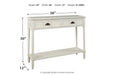 Goverton White Sofa/Console Table - A4000178 - Vega Furniture
