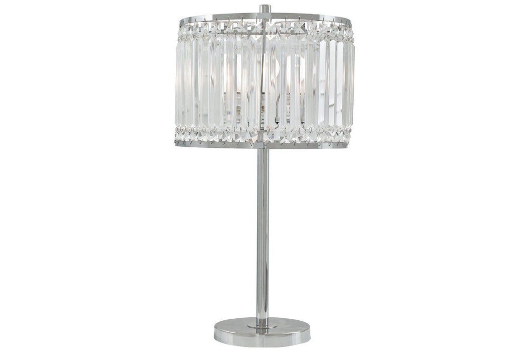 Gracella Chrome Finish Table Lamp - L428154 - Vega Furniture