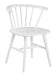 Grannen White 3-Piece Round Dining Set - SET | D407-15 | D407-01 - Vega Furniture