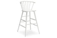 Grannen White Bar Height Stool, Set of 2 - D407-130 - Vega Furniture