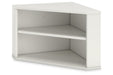 Grannen White Home Office Corner Bookcase - H207-22H - Vega Furniture