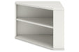 Grannen White Home Office Corner Bookcase - H207-22H - Vega Furniture