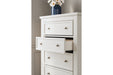 Grantoni White Chest of Drawers - B3290-245 - Vega Furniture