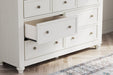 Grantoni White Dresser - B3290-231 - Vega Furniture