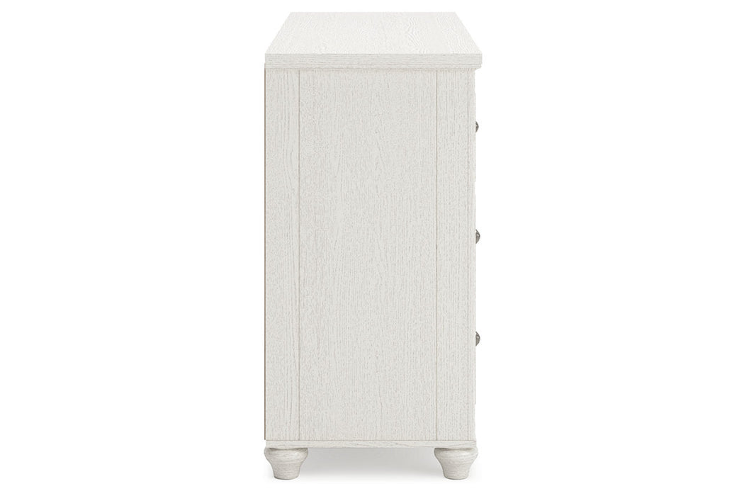 Grantoni White Dresser - B3290-231 - Vega Furniture