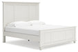 Grantoni White King Panel Bed - SET | B3290-56 | B3290-58 | B3290-97 | B3290-61 - Vega Furniture