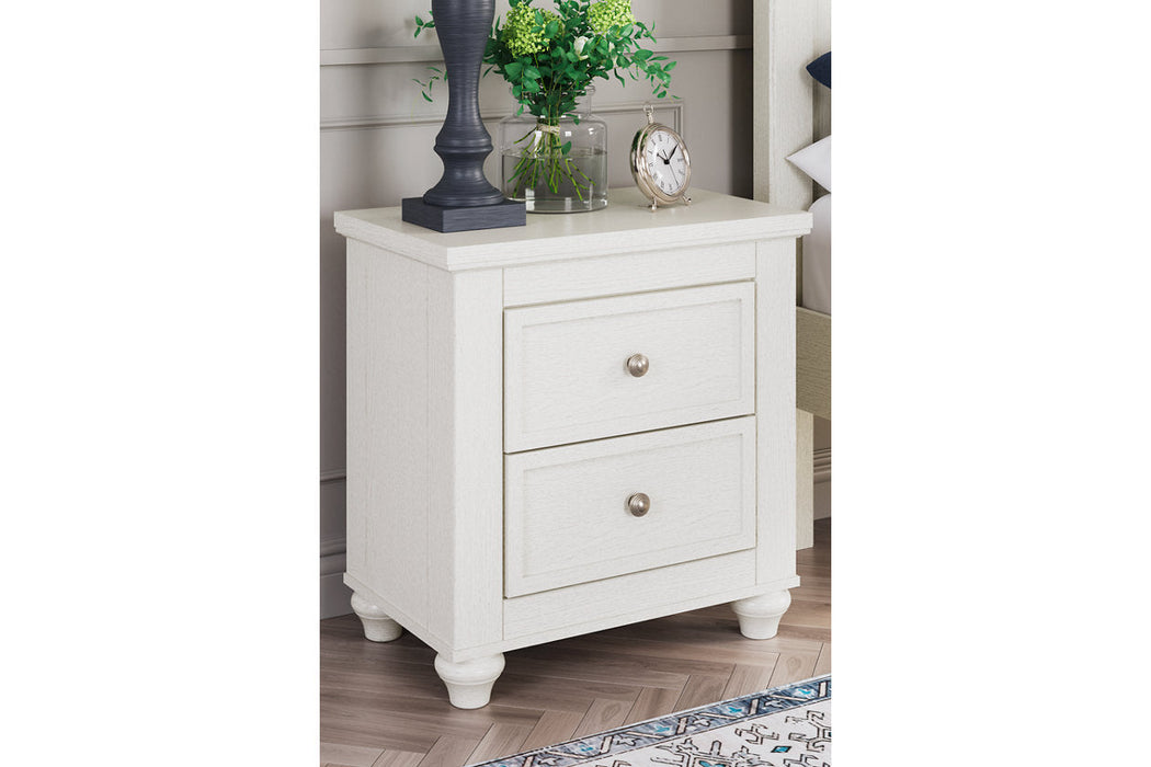 Grantoni White Nightstand - B3290-92 - Vega Furniture