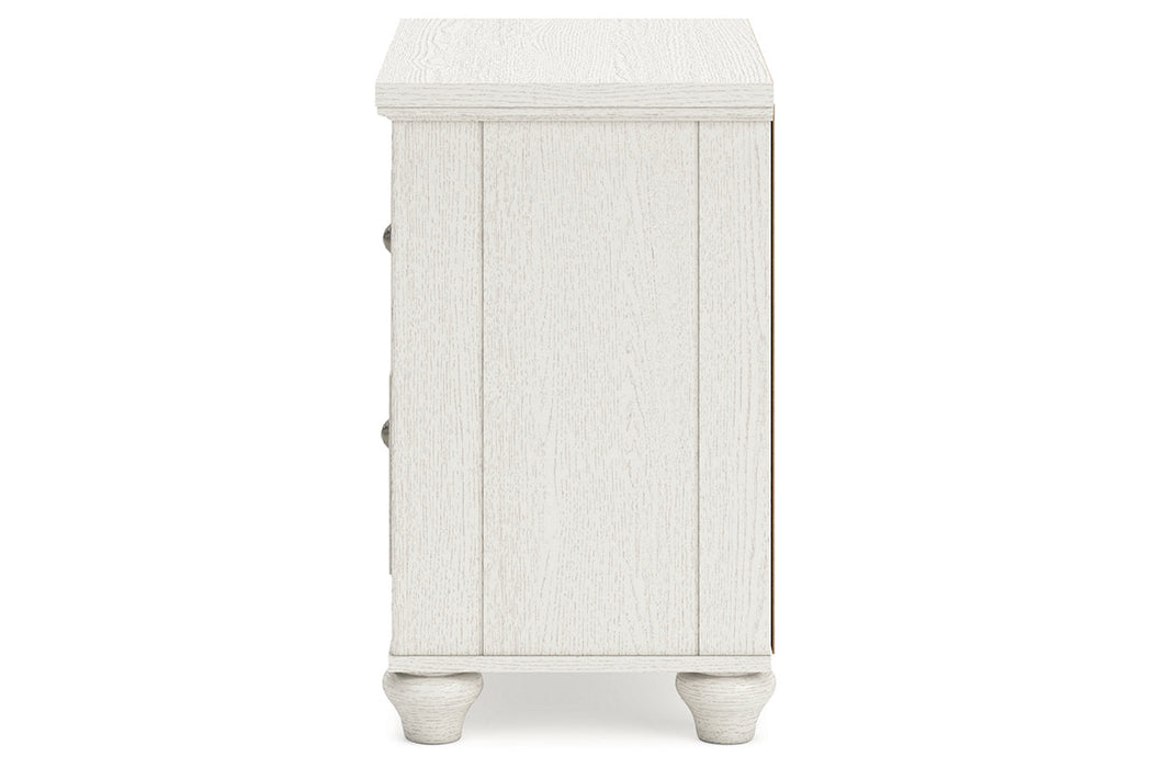 Grantoni White Nightstand - B3290-92 - Vega Furniture