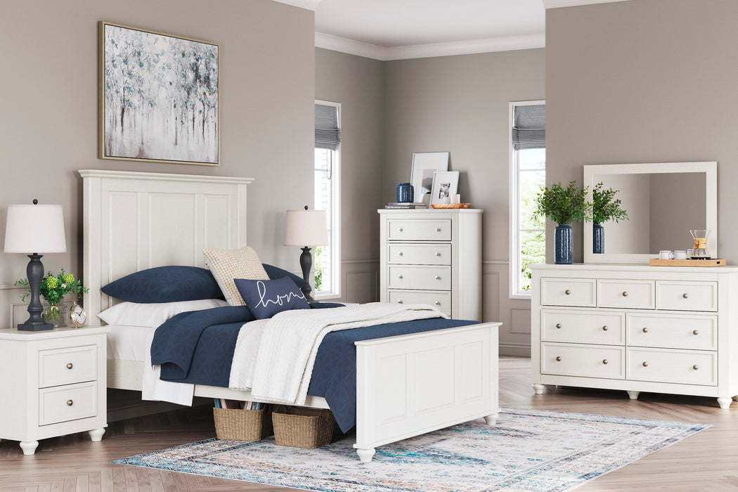 Grantoni White Panel Bedroom Set - SET | B3290-54 | B3290-57 | B3290-96 | B3290-61 | B3290-92 | B3290-245 - Vega Furniture