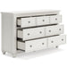 Grantoni White Panel Bedroom Set - SET | B3290-54 | B3290-57 | B3290-96 | B3290-61 | B3290-92 | B3290-245 - Vega Furniture