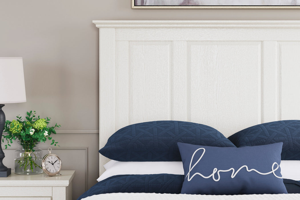 Grantoni White Panel Bedroom Set - SET | B3290-54 | B3290-57 | B3290-96 | B3290-61 | B3290-92 | B3290-245 - Vega Furniture