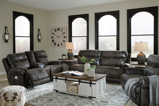 Grearview Charcoal Power Reclining Living Room Set - SET | 6500547 | 6500518 - Vega Furniture