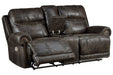 Grearview Charcoal Power Reclining Loveseat with Console - 6500518 - Vega Furniture