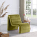 Green Ivy Velvet Accent Chair - 403Olive - Vega Furniture