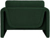 Green Stylus Boucle Fabric Chair - 198Green-C - Vega Furniture