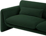 Green Stylus Boucle Fabric Loveseat - 198Green-L - Vega Furniture