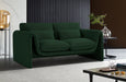 Green Stylus Boucle Fabric Loveseat - 198Green-L - Vega Furniture