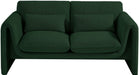 Green Stylus Boucle Fabric Loveseat - 198Green-L - Vega Furniture