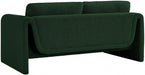 Green Stylus Boucle Fabric Loveseat - 198Green-L - Vega Furniture