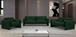 Green Stylus Boucle Fabric Sofa - 198Green-S - Vega Furniture