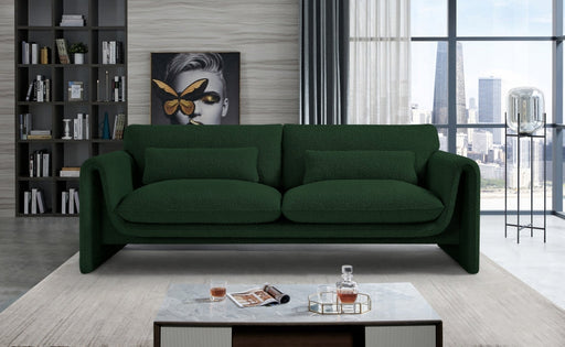 Green Stylus Boucle Fabric Sofa - 198Green-S - Vega Furniture