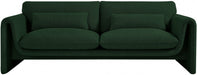 Green Stylus Boucle Fabric Sofa - 198Green-S - Vega Furniture