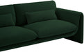 Green Stylus Boucle Fabric Sofa - 198Green-S - Vega Furniture