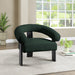 Green Winston Boucle Fabric Accent Chair - 497Green - Vega Furniture