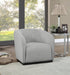 Grey Mylah Polyester Fabric Chair - 675Grey-C - Vega Furniture