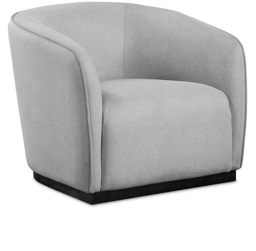 Grey Mylah Polyester Fabric Chair - 675Grey-C - Vega Furniture