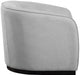 Grey Mylah Polyester Fabric Chair - 675Grey-C - Vega Furniture