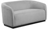 Grey Mylah Polyester Fabric Loveseat - 675Grey-L - Vega Furniture