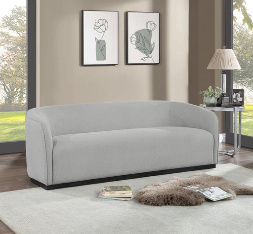 Grey Mylah Polyester Fabric Sofa - 675Grey-S - Vega Furniture