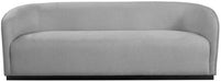 Grey Mylah Polyester Fabric Sofa - 675Grey-S - Vega Furniture