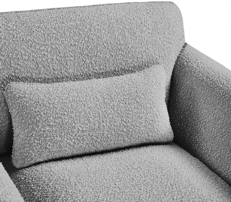 Grey Stylus Boucle Fabric Chair - 198Grey-C - Vega Furniture