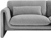 Grey Stylus Boucle Fabric Loveseat - 198Grey-L - Vega Furniture