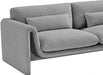 Grey Stylus Boucle Fabric Loveseat - 198Grey-L - Vega Furniture