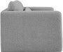 Grey Stylus Boucle Fabric Loveseat - 198Grey-L - Vega Furniture