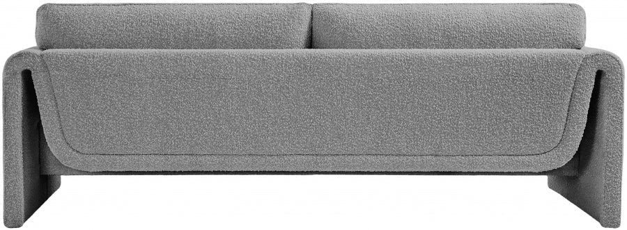 Grey Stylus Boucle Fabric Sofa - 198Grey-S - Vega Furniture