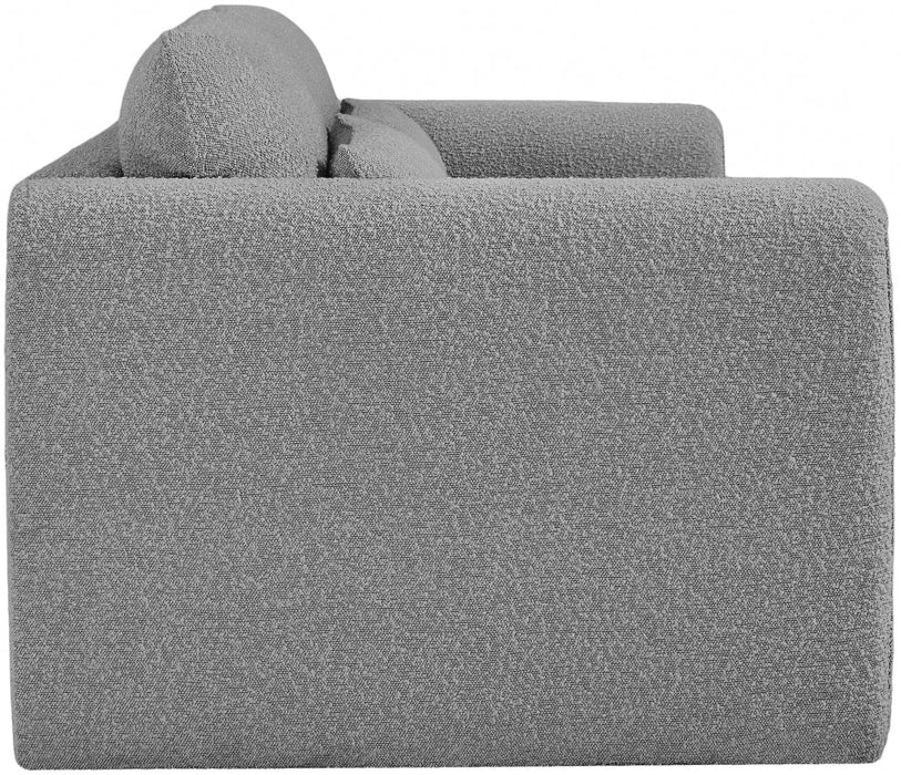 Grey Stylus Boucle Fabric Sofa - 198Grey-S - Vega Furniture