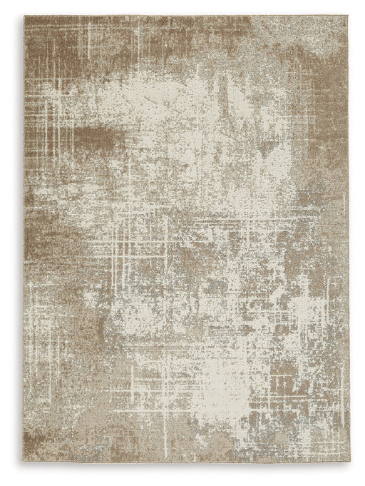 Grifflain Tan/Brown/Gray Medium Rug - R406232 - Vega Furniture