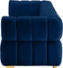 Gwen Blue Velvet Sofa - 670Navy-S - Vega Furniture