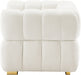 Gwen Cream Velvet Chair - 670Cream-C - Vega Furniture