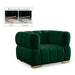 Gwen Green Velvet Chair - 670Green-C - Vega Furniture