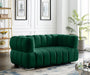 Gwen Green Velvet Loveseat - 670Green-L - Vega Furniture