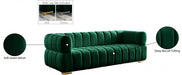 Gwen Green Velvet Sofa - 670Green-S - Vega Furniture