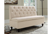 Gwendale Light Beige Storage Bench - A3000185 - Vega Furniture