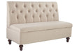 Gwendale Light Beige Storage Bench - A3000185 - Vega Furniture