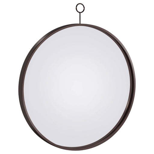 Gwyneth Black Nickel Round Wall Mirror - 961495 - Vega Furniture